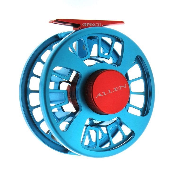 ex-still-sport-06 bright blue and red fly fishing reel still product photography example